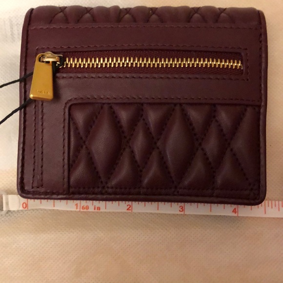 NIB‼️ Furla Quilted Leather Wallet - Picture 6 of 7
